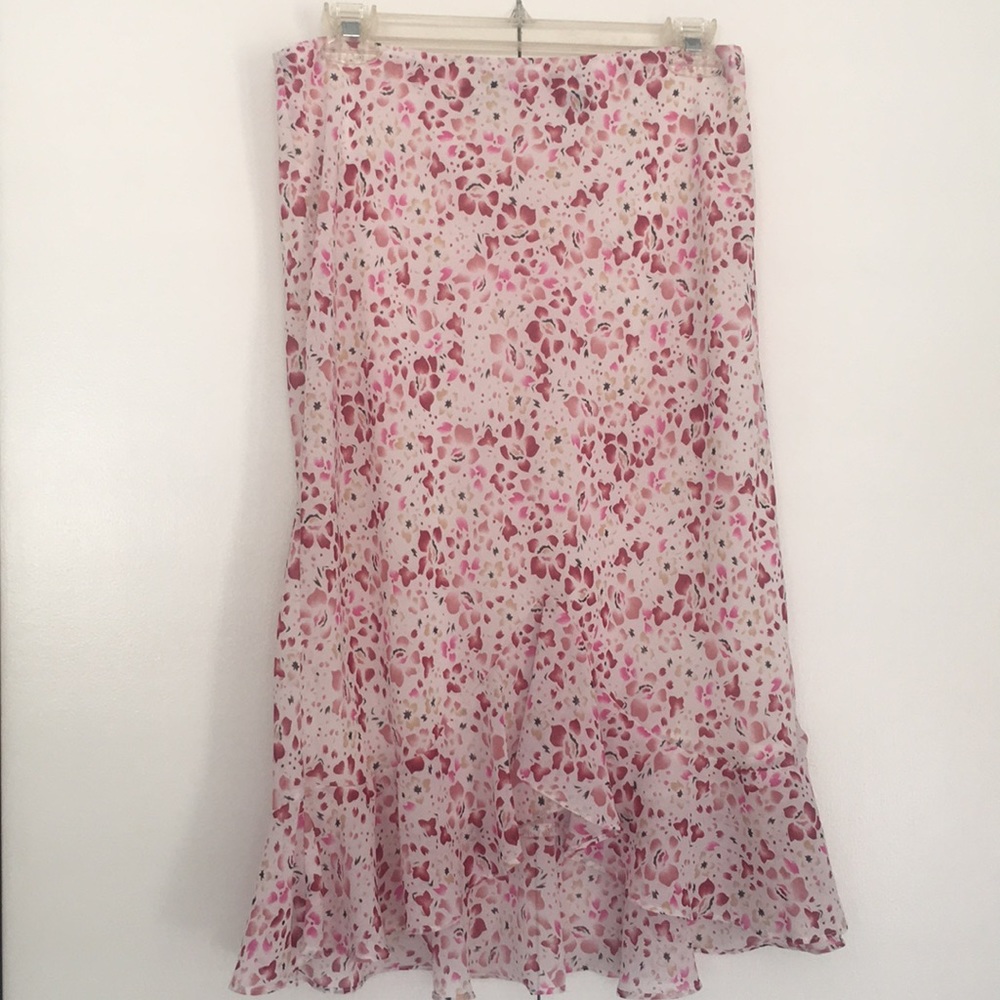New York & Co flower printed skirt size 6 NWOT
